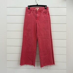 Kut from the Kloth Red Wide-Leg Jeans
